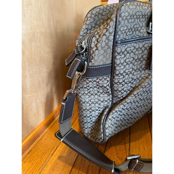 Coach Mini Signature Hudson Computer Laptop Business Briefcase Bag #70058 (pu160 - Picture 3 of 11